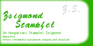 zsigmond stampfel business card